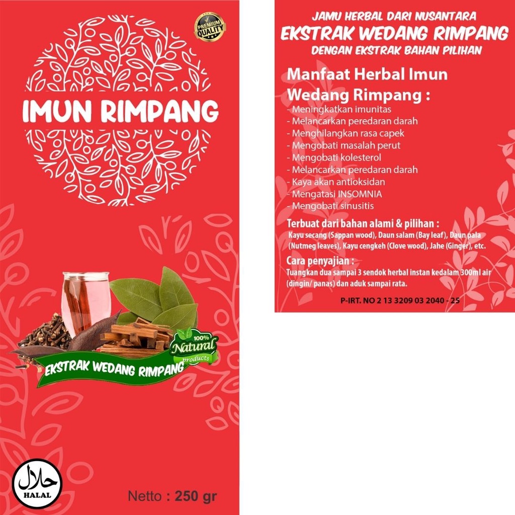 

Jamu Herbal Imun Rimpang