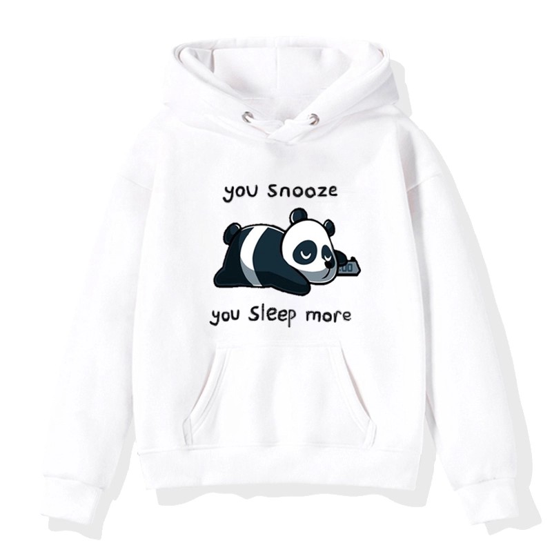 Sweater Hoodie Anak Sleepy Bare Bears Sweater Fleece Baju Anak Unisex