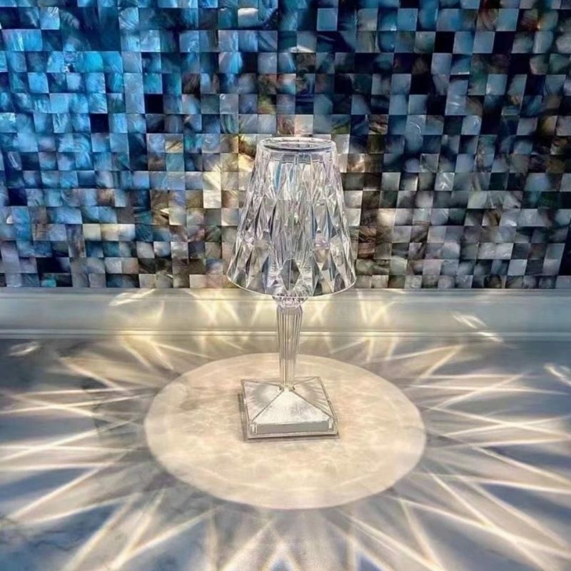 Diamond Lamp / Lampu Meja Minimalis / Lampu Tidur Meja  / Diamond Lamp