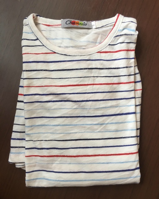 Gamis Motif garis kaos Chameelo