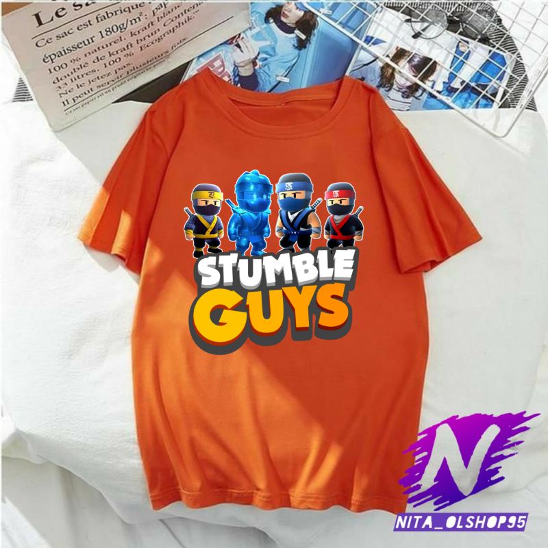 baju stumble guys ninja kaos anak stumble guys karakter