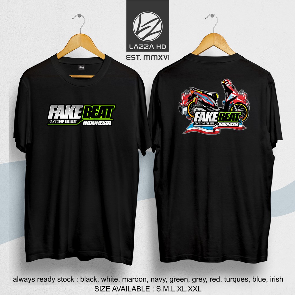 Kaos / Baju / Tshirt FAKE BEAT INDONESIA MOTHAI THAILOOK THAILAND FI Distro Terlaris