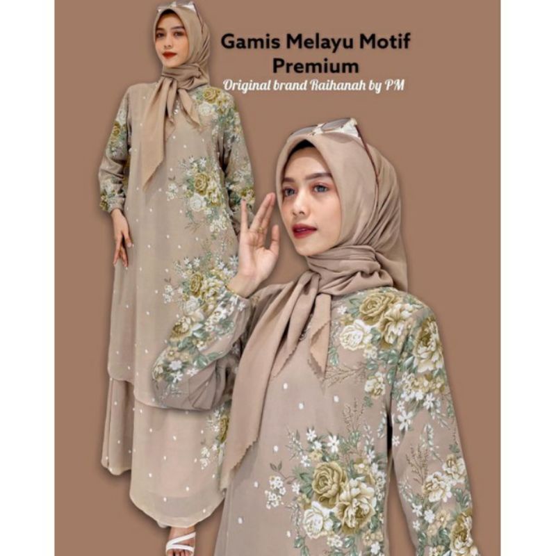 Gamis Malaysia Motif Paling Baru Terbaru