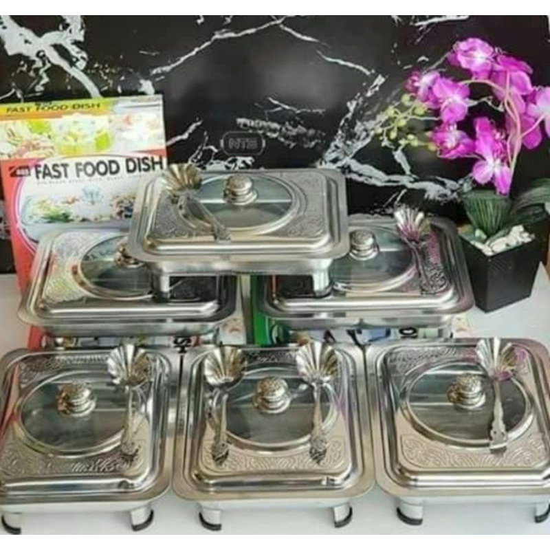 Prasmanan Set Stainless Isi 6 Buah