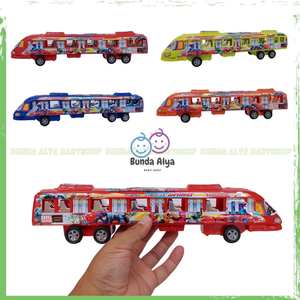 Mainan AnaK Laki Mainan Mobil Kereta Panjang Mainan Mobil Fast Train Mainan Kereta Mobil Pull Back SNI