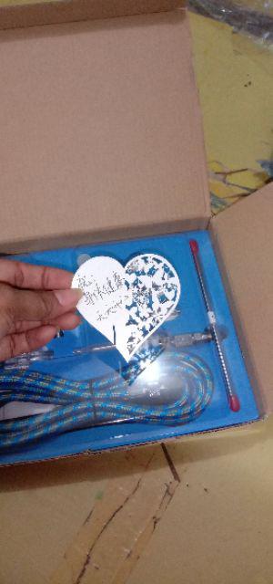 Nasedal Airbrush Spray Gun Double Action 9cc Diy Craft Cake Paint Art Spray Gun Nail Art