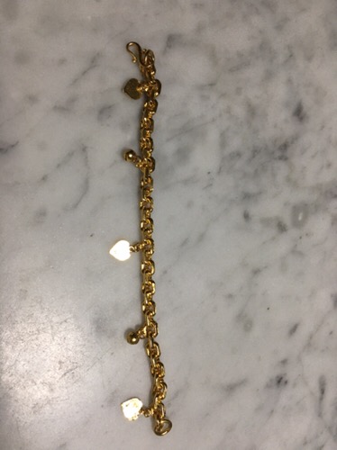 Gelang Rantai Lapis Emas + Balut Kristall