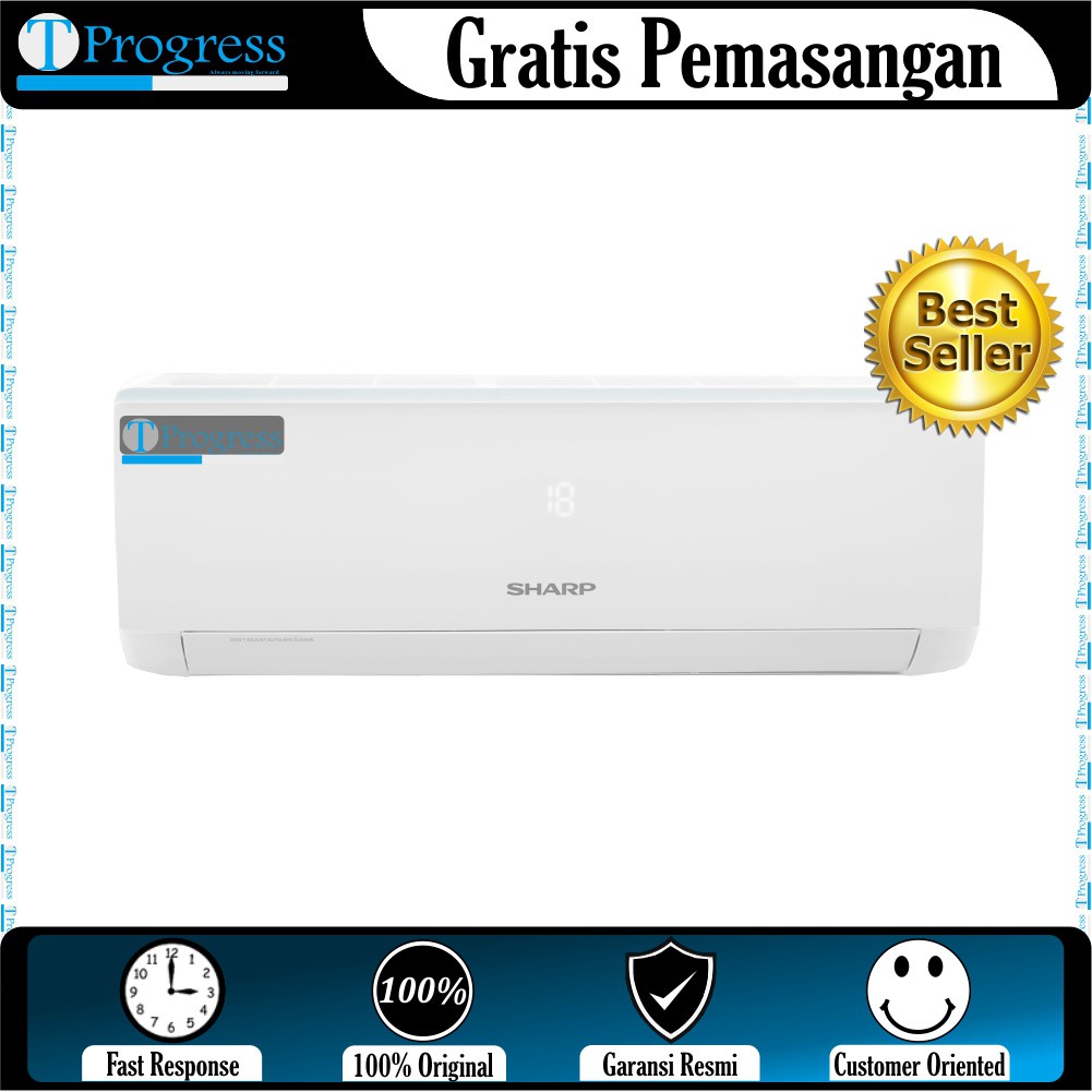 Promo MEGA ELEKTRONIK SALE   AC SHARP 1/2 PK AH-A5UCYN / AHA-5UCYN 340W + PASANG