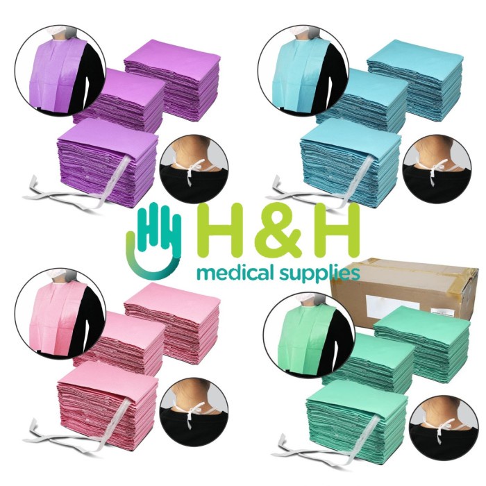 KESEHATAN PERLENGKAPAN MEDIS DENTAL BIB TALI / POLIBIB TALI