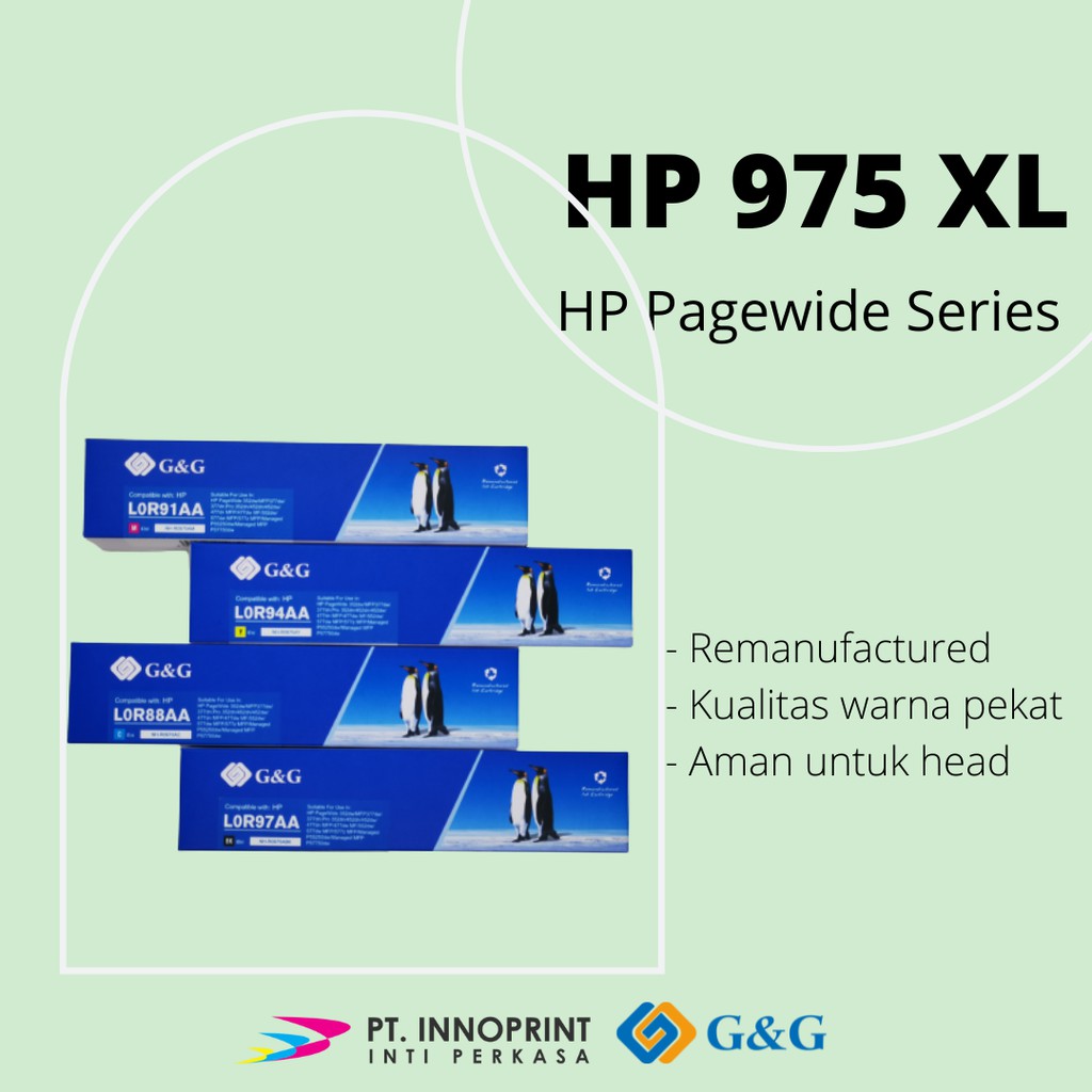 Cartridge Printer Hp Pagewide Pro 477DW TINTA HP 975XL