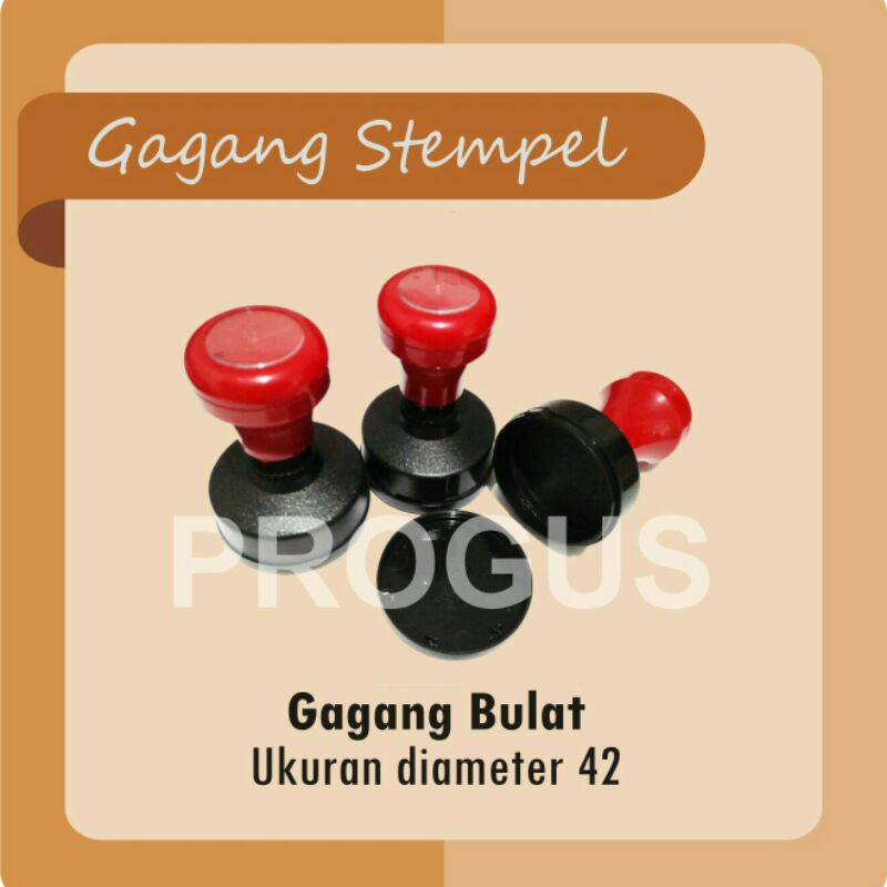 

Gagang Stempel Flash Otomatis Bulat Ukuran Diameter 42 mm