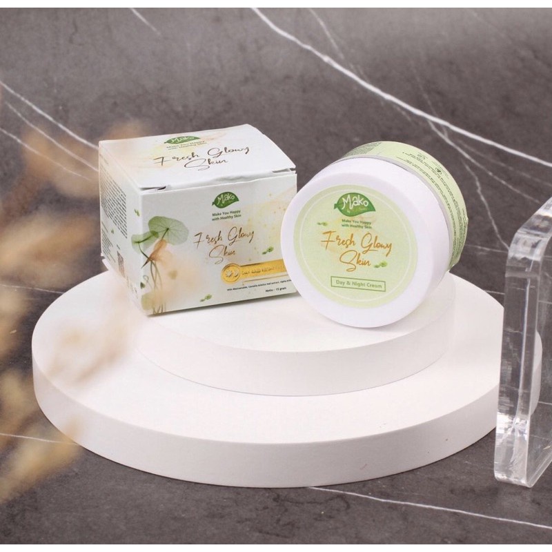 Fresh Glowy Skin Day & Night mako by series / Mako by series cream / Mako moisturizer / Pelembab mak