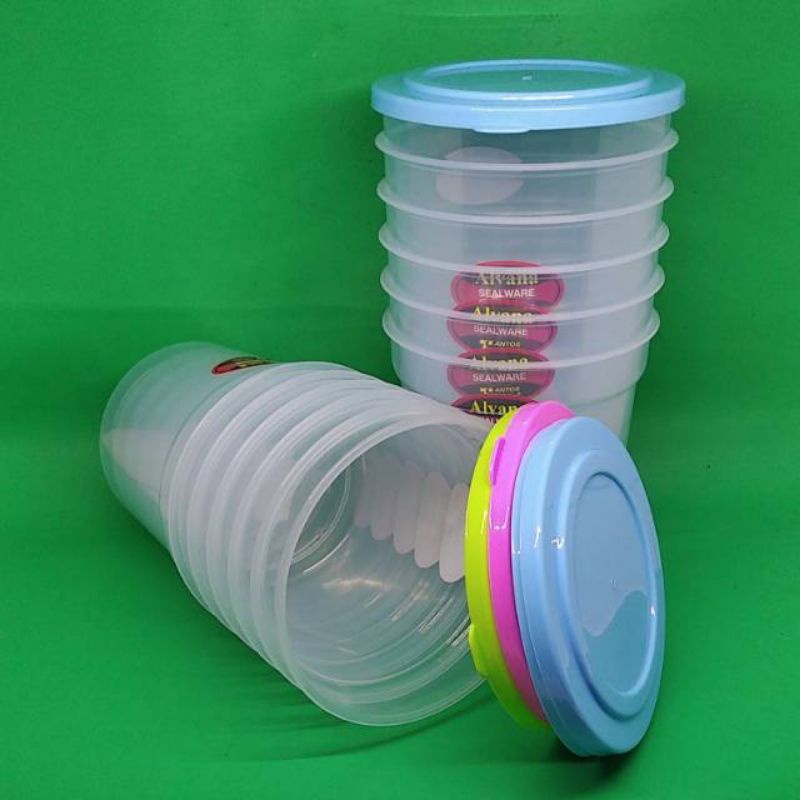 TOPLES PLASTIK BULAT MINI 1 LUSIN