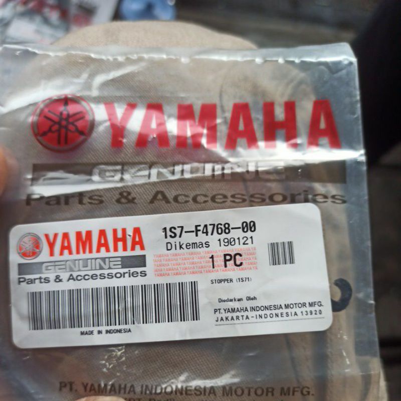 STOPPER 1S7-F4768-00 PENGAIT KABEL JOK YAMAHA JUPITER MX 135 PART ORIGINAL YAMAHA