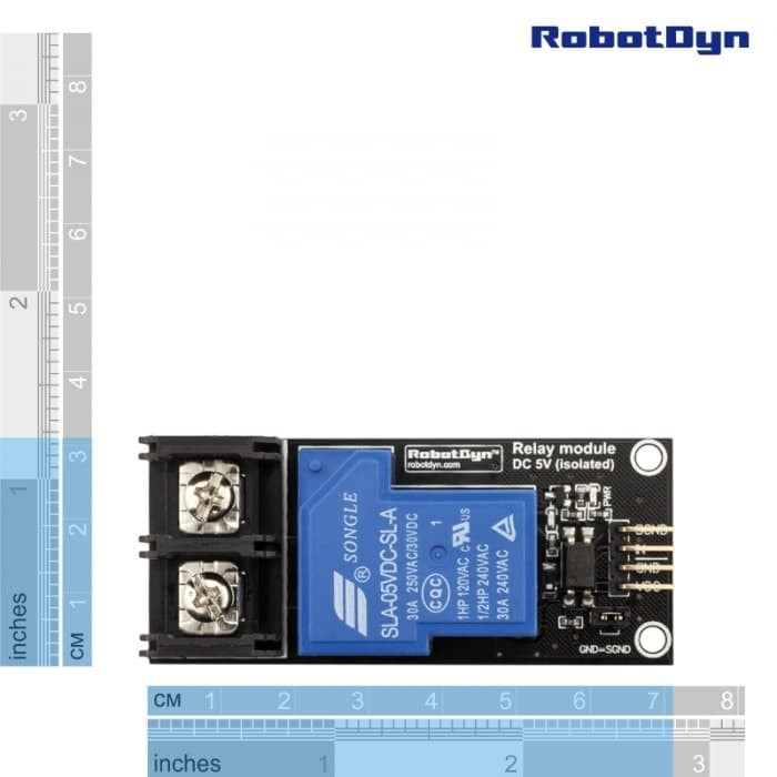 High Current Relay Module 220V 30A 1 Channel For Arduino By Robotdyn