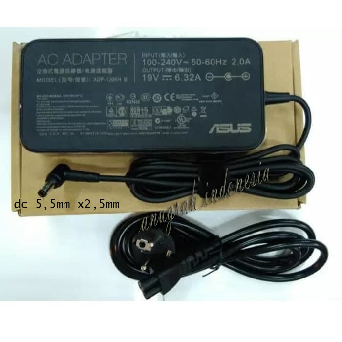 Adaptor Charger ASUS 19V 6.32A For ROG GL552JX GL551JM GL552V