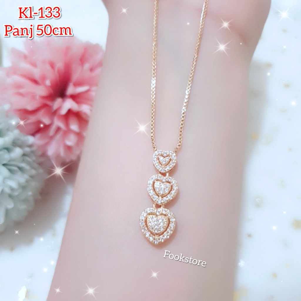 KALUNG WANITA LIONTIN KOREA XUPING