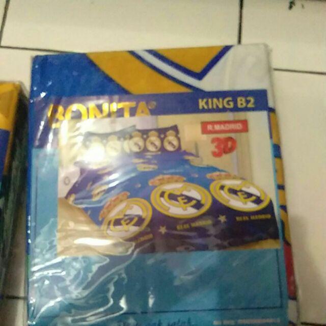 Sprei Bonita Motif Real Madrid