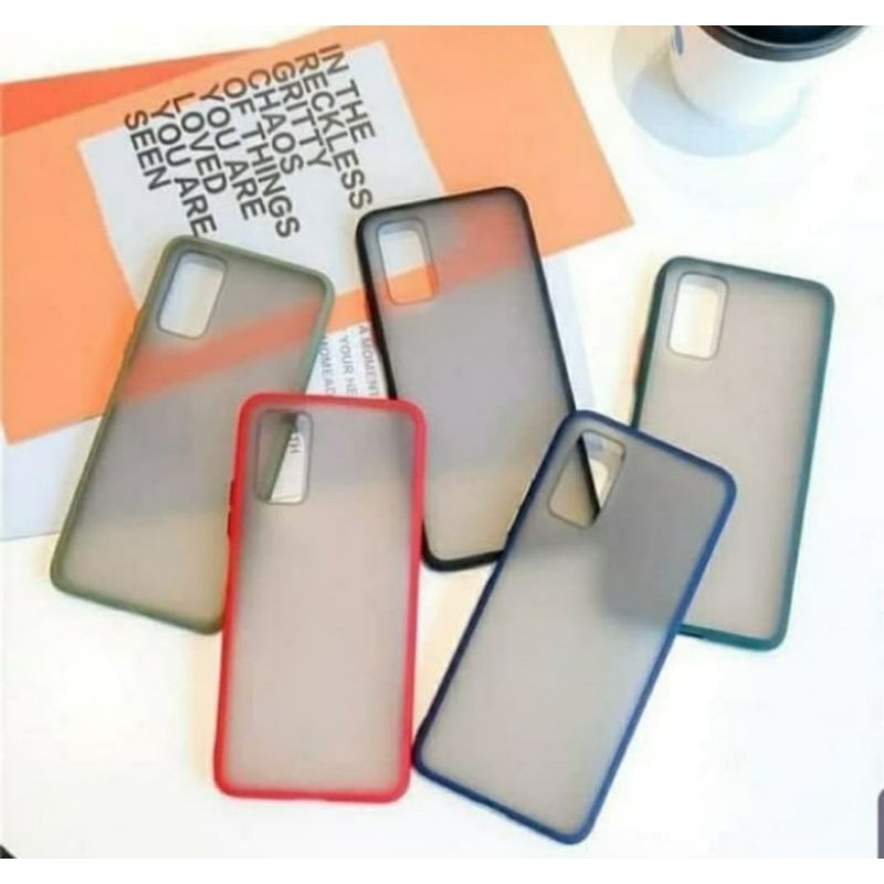 Oppo A91 Reno 3 case dove matte transparan slim