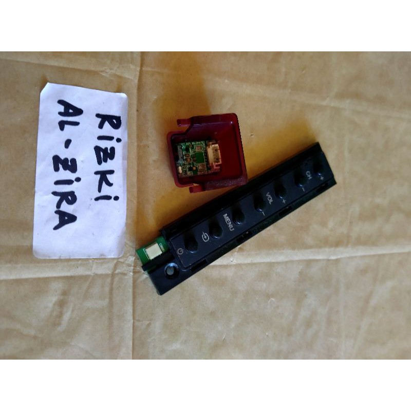 IR REMOTE SENSOR DAN TOMBOL TV ORIGINAL Changhong LED 32D2000