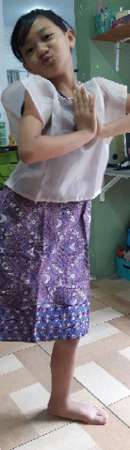 Dress Batik Anak Glazy