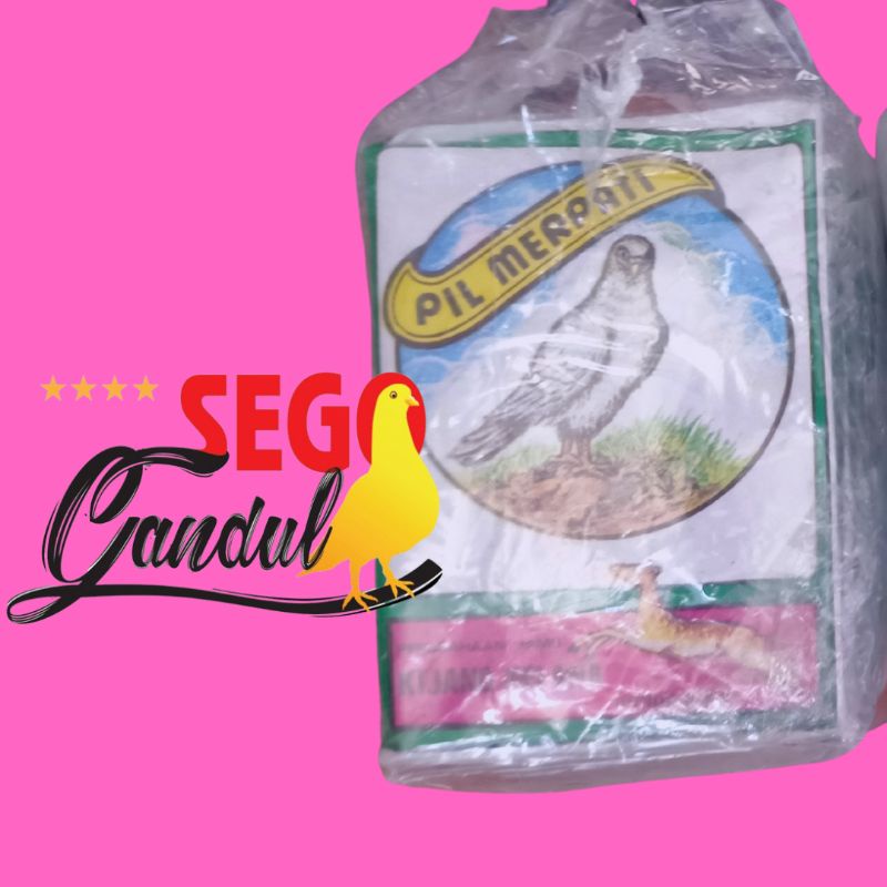 Jamu Merpati Kijang Kelana Merpati Biasa Pil Warna Hitam