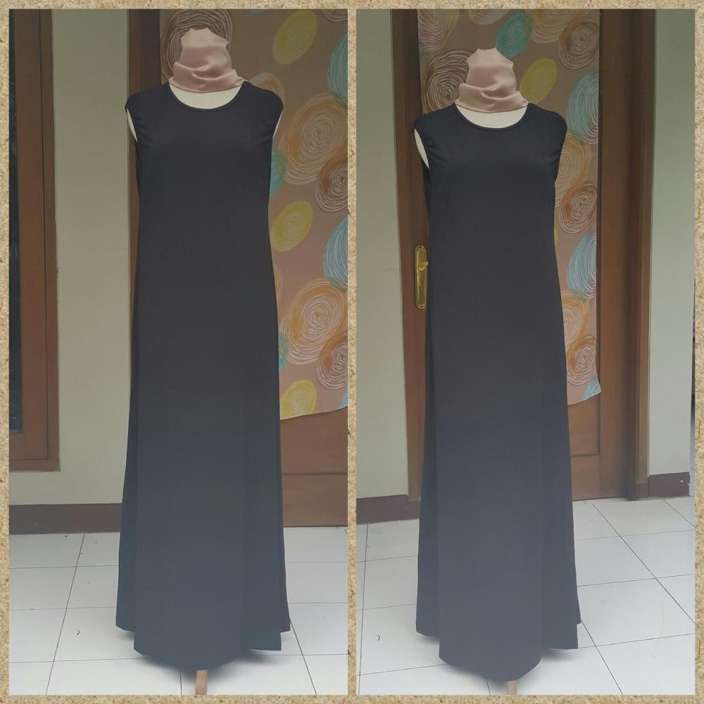 TERMURAH Manset Dalaman Gamis Tanpa Lengan Jersey Korea