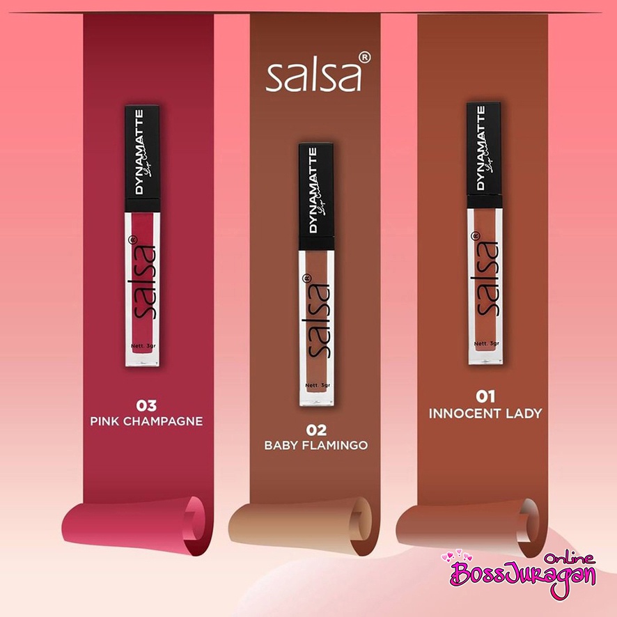 (BOSS) SALSA Dynamatte Lip Cream - Matte Lip cream | Longlasting Transfer-proof Matte Cream