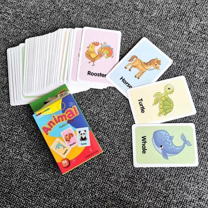 FLASH CARD EDUKASI ANAK 20 card/ 36 card