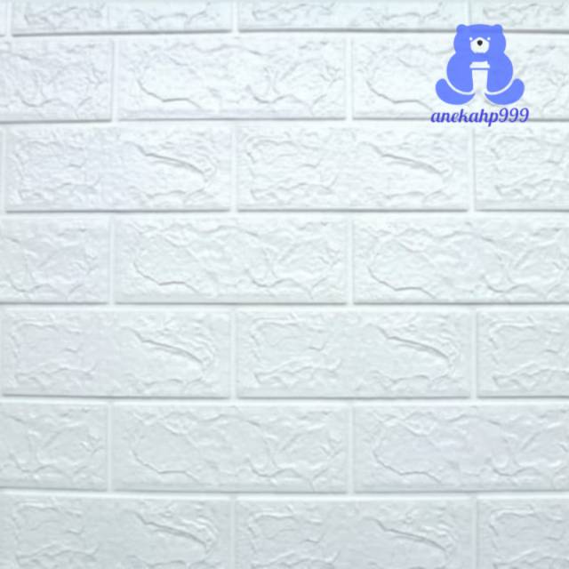 Walpaper 3D modern foam bata 70x77cm tebal 4mm