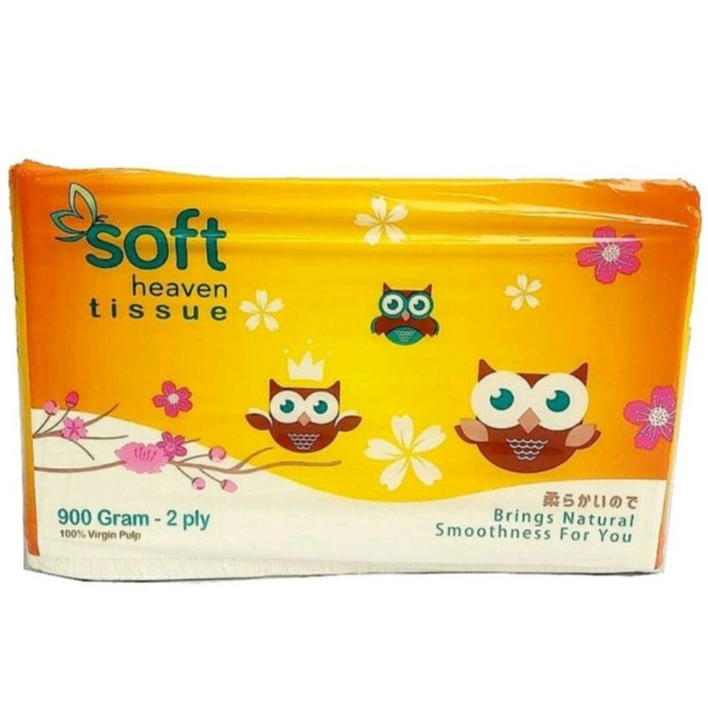 Tisu Tissue Kering Facial NICE / Soft Heaven / Cheerful 900 gram gr 2 Ply-Soft Heaven 900gr