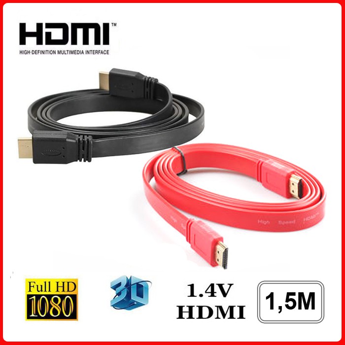 Kabel HDMI 1.5M Flat Ver. 1.4