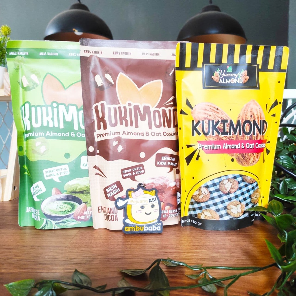 Kukimond Cookies Almond Kukis Booster ASI