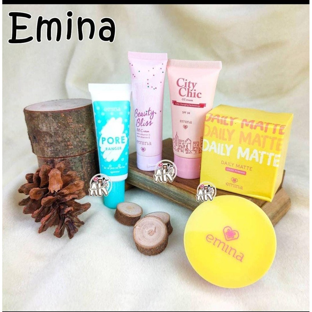 EMINA PORE RANGER,DAILY MATTE LOOSE POWDER,CC CREAM,BB CREAM, BPOM