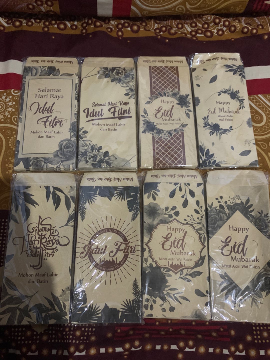 Amplop Lebaran Coklat Minimalis 10pc