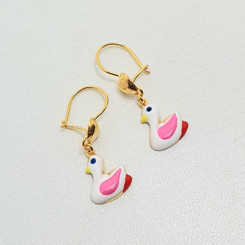 Anting Desi Anak Emas Muda Bandul Gambar Bebek 1/2 Gram