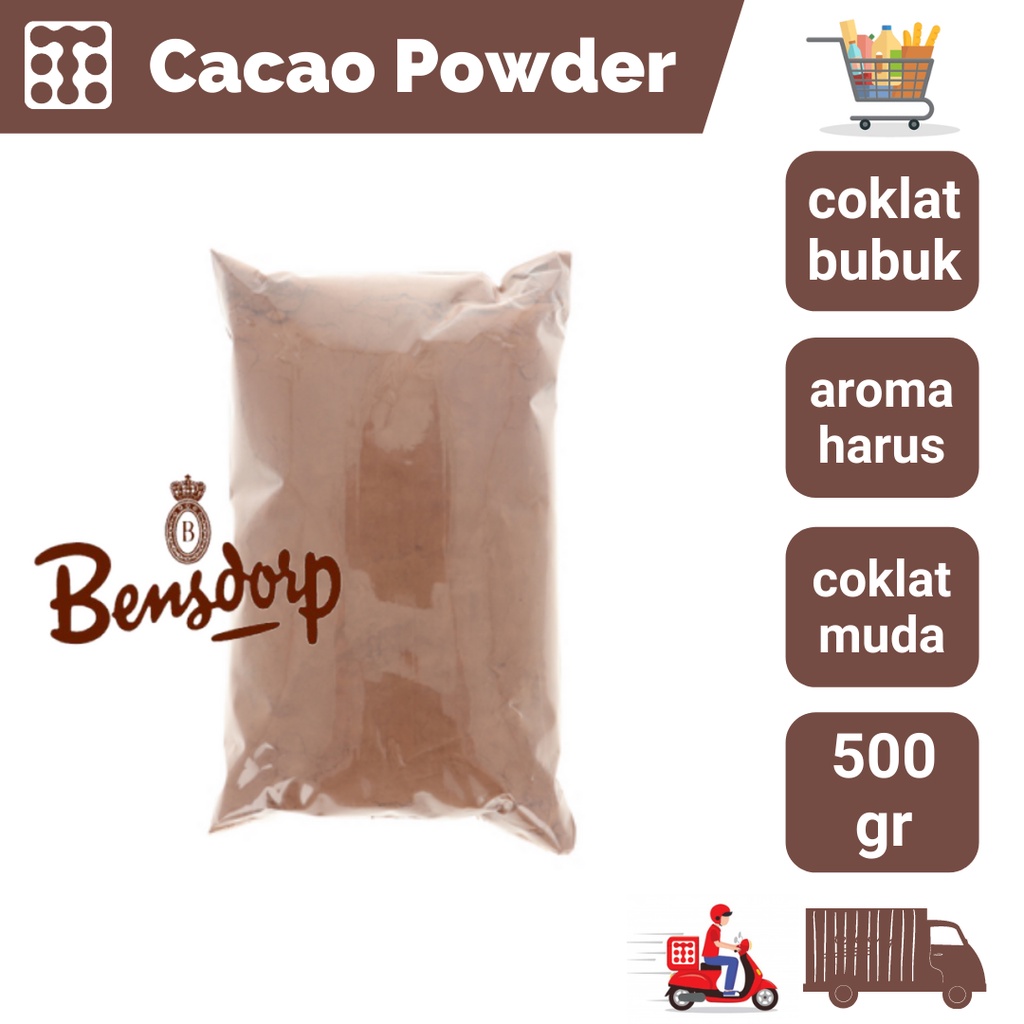

Cacao Powder Bensdorp Belgia Premium 500gr