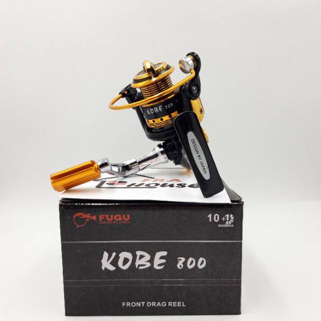 Reel Pancing Murah Berkualitas Spinning Fugu Kobe 800 - 11 Ball Bearings - Design By Japan
