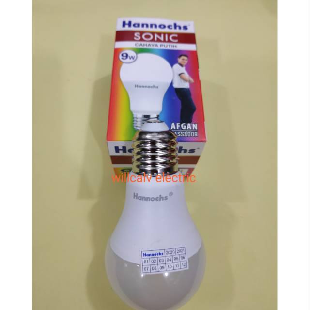 LAMPU LED HANNOCHS SONIC 9W 9WATT 9 WATT - LAMPU LED HANNOCH SONIC 9W 9WATT 9 WATT CAHAYA PUTIH