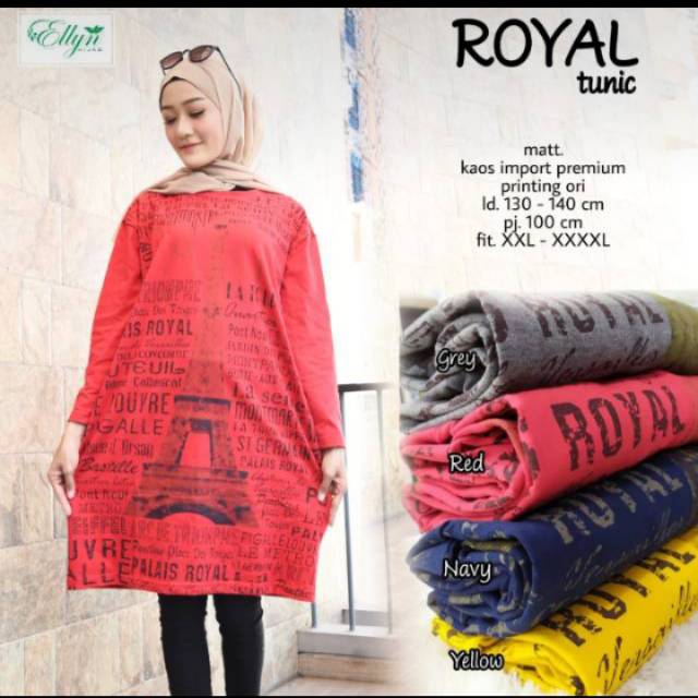ROYAL TUNIK/TUNIK JUMBO/TUNIK KAOS JUMBO