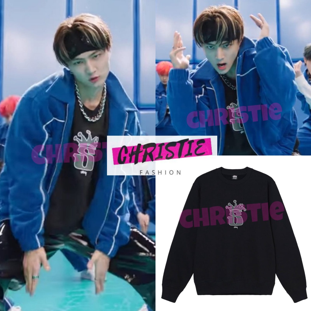 [COD] BASIC SWEATER S CROWN JAY M-XXL 12 WARNA / SWEATSHIRT CREWNECK KPOP ENHYPEN ENGENE BLUE JAYS K