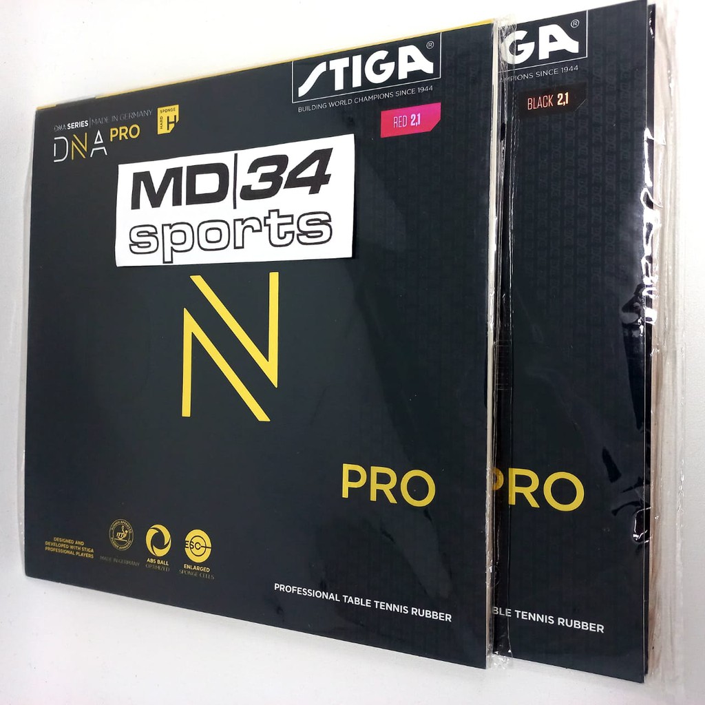 KARET STIGA DNA PRO H - Karet / Rubber / Bet Pingpong Merah