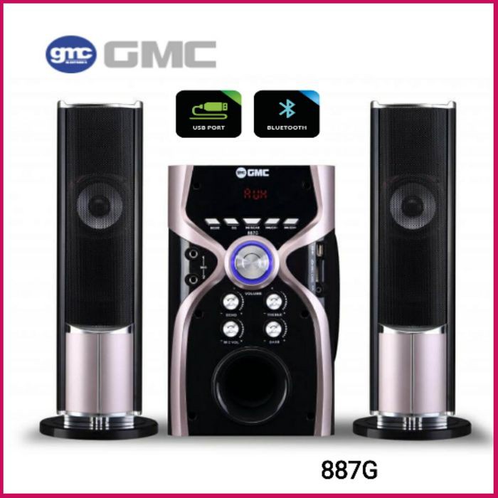 GMC 887G Speaker Multimedia Aktif Ada BLUETOOTH PORT USB bisa karaoke