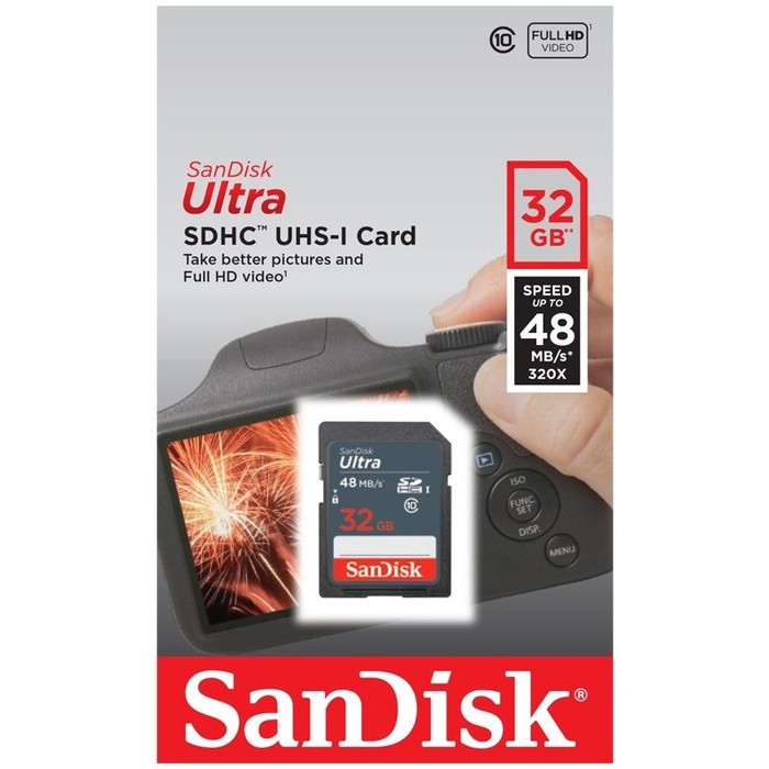 Sandisk SDHC Ultra 64GB 48MB/s