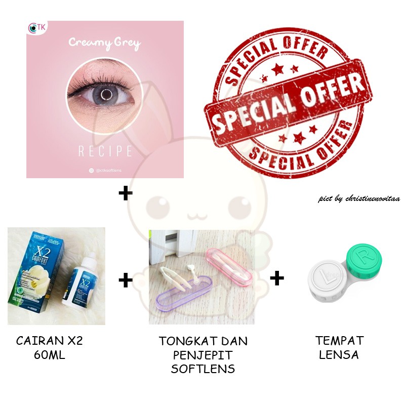 Softlens CTK Recipe 14.5mm - Normal - Paket Softlens Pemula