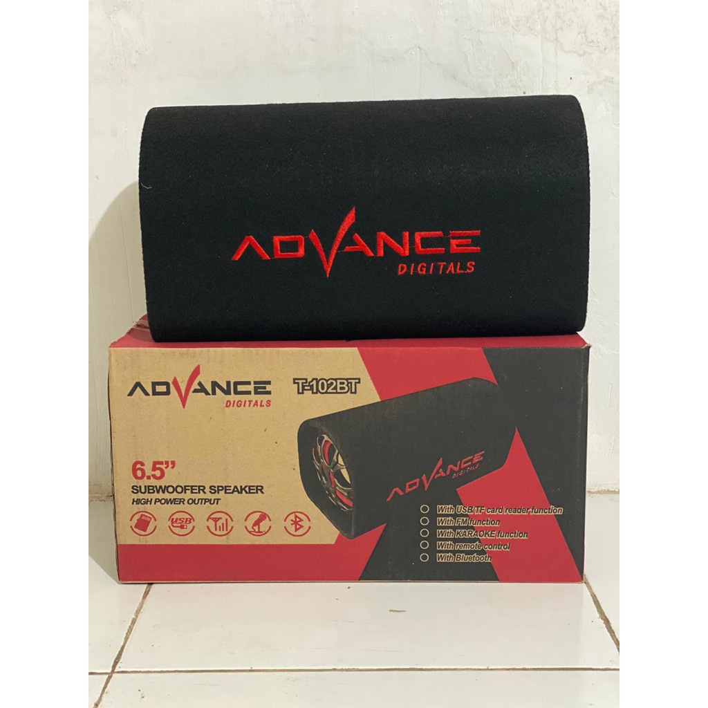 TERLARIS - Speaker Aktif Advance Subwoofer 6.5 inch T-102BT Bluetooth / Speaker Bluetooth / Active Speaker / Subwoofer Speakers / Speaker Murah - FMS