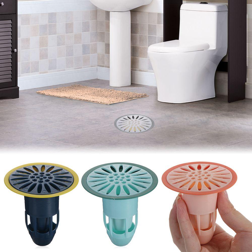 Populer Deodoran Floor Drain Core Silicone Plug Trap Toilet Selokan Insectproof Hair Trap