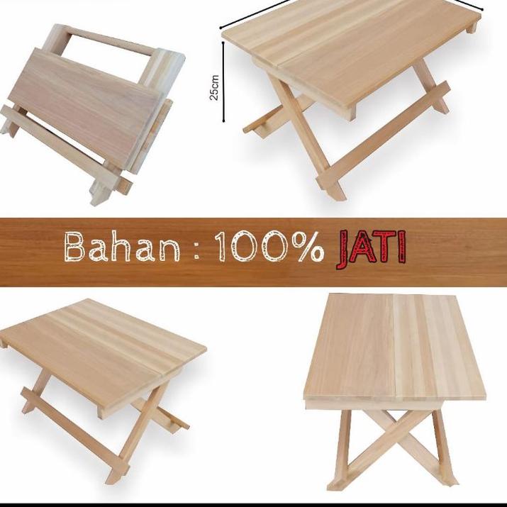 DI8 Rehal Al Qur'an Rehal Kayu Jati Super100% Asli [UN1187]