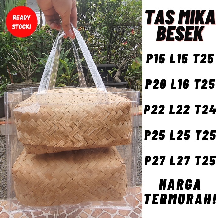 

Tas Kotak Nasi Tas Mika Besek Tas Besek \ Tas Mika Bening Kue Nasi Kotak Besek Goodiebag