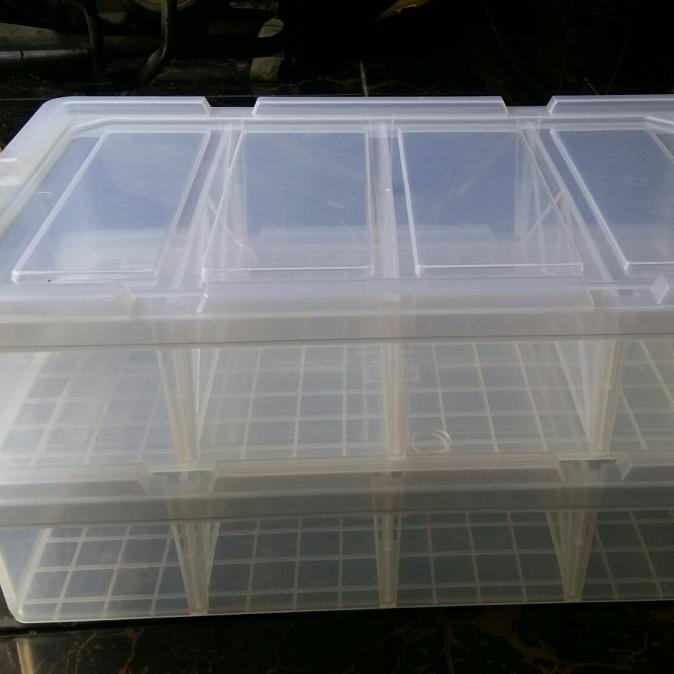 

Harga Gudang Kontainer Kotak Plastik Model Sekat 3 Ruang 4 Panjang 55Cm